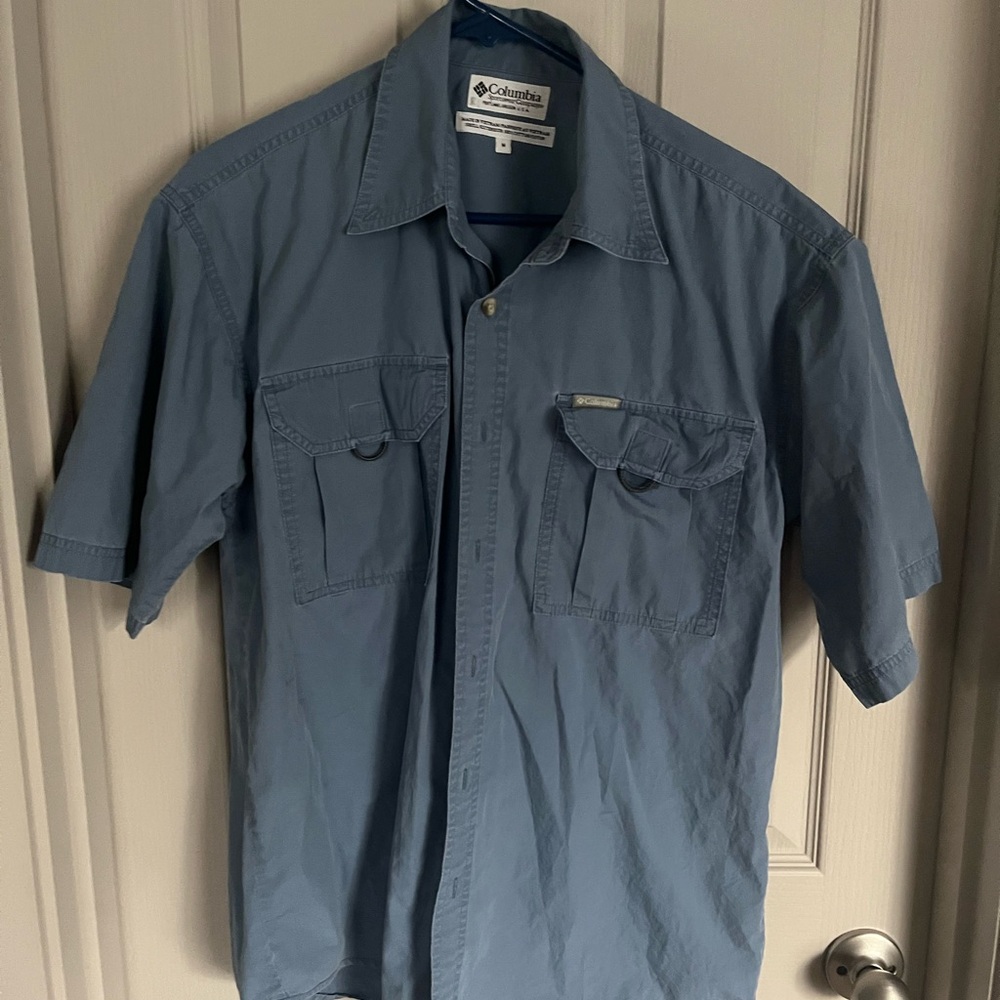 Columbia Blue Short Sleeve Shirt